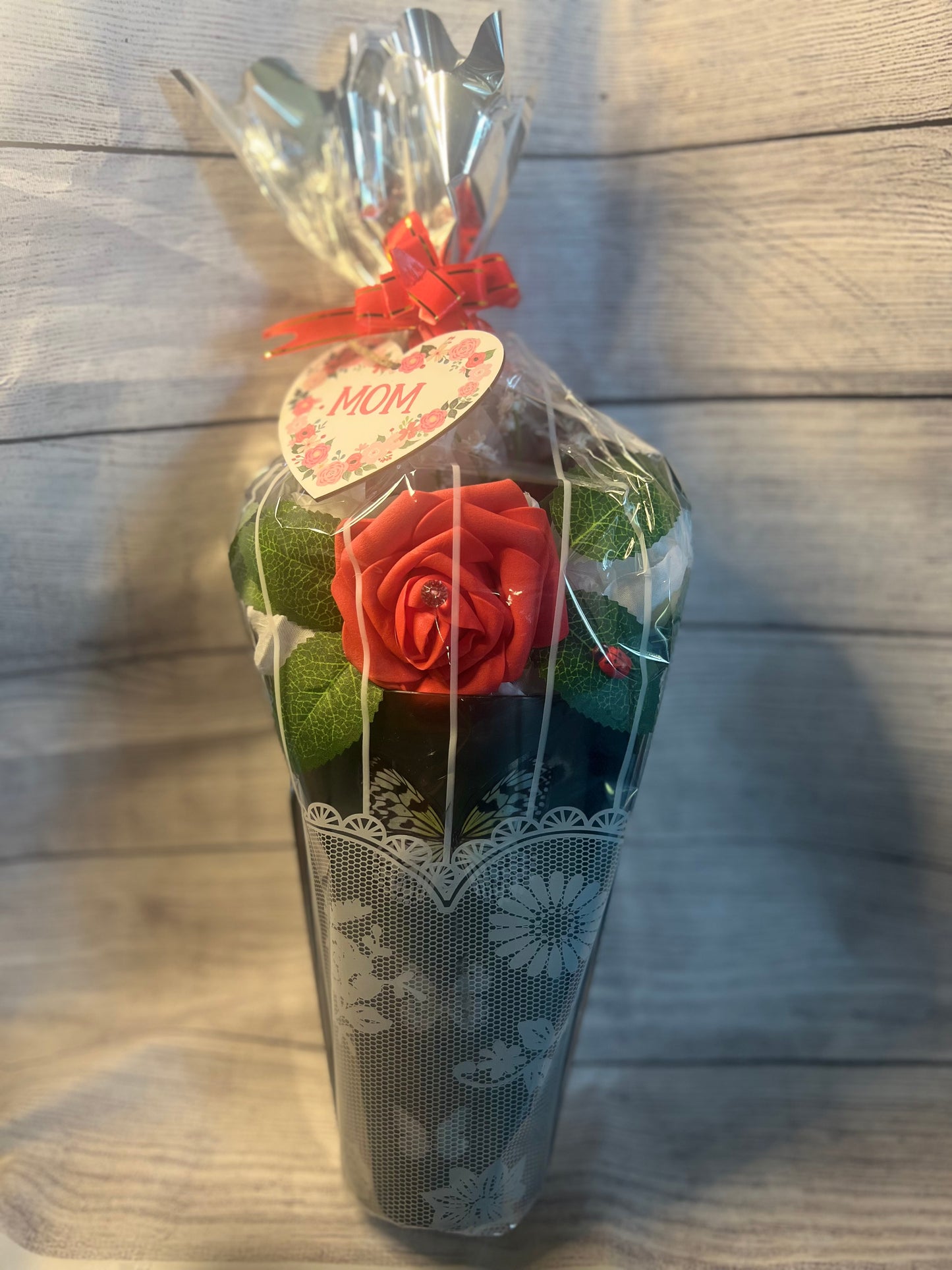 Faux  flowers bouquet gift