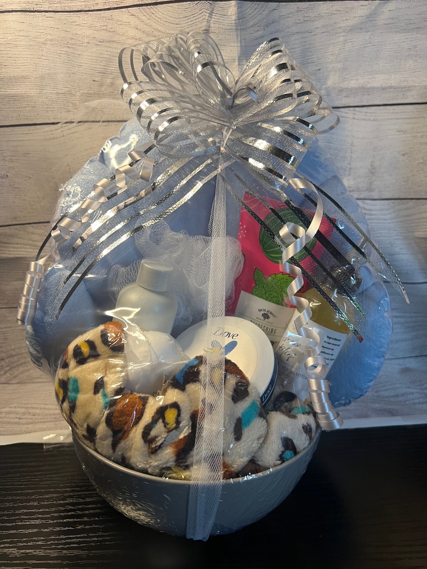 Spa Gift Pillow Basket