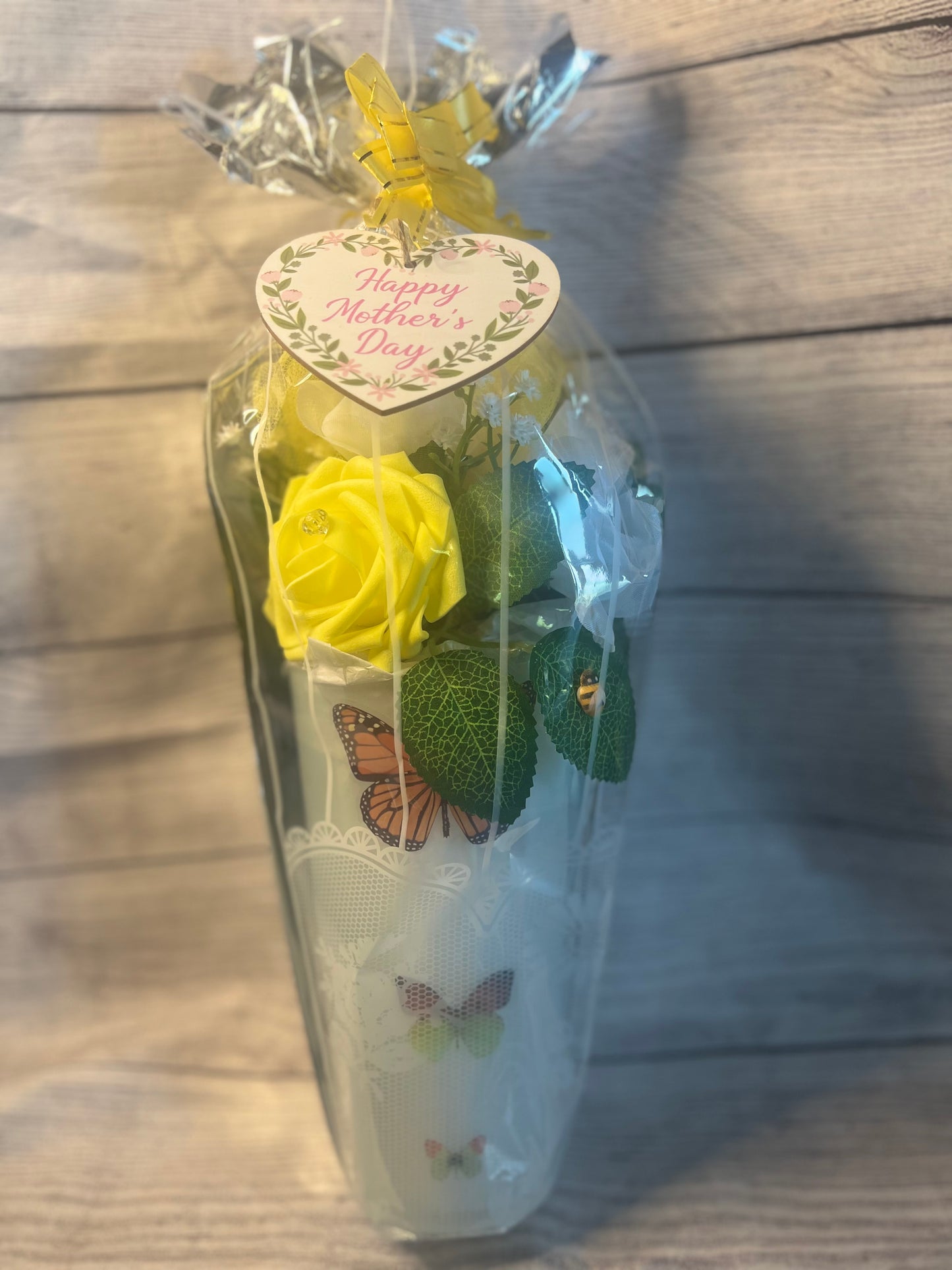 Faux  flowers bouquet gift